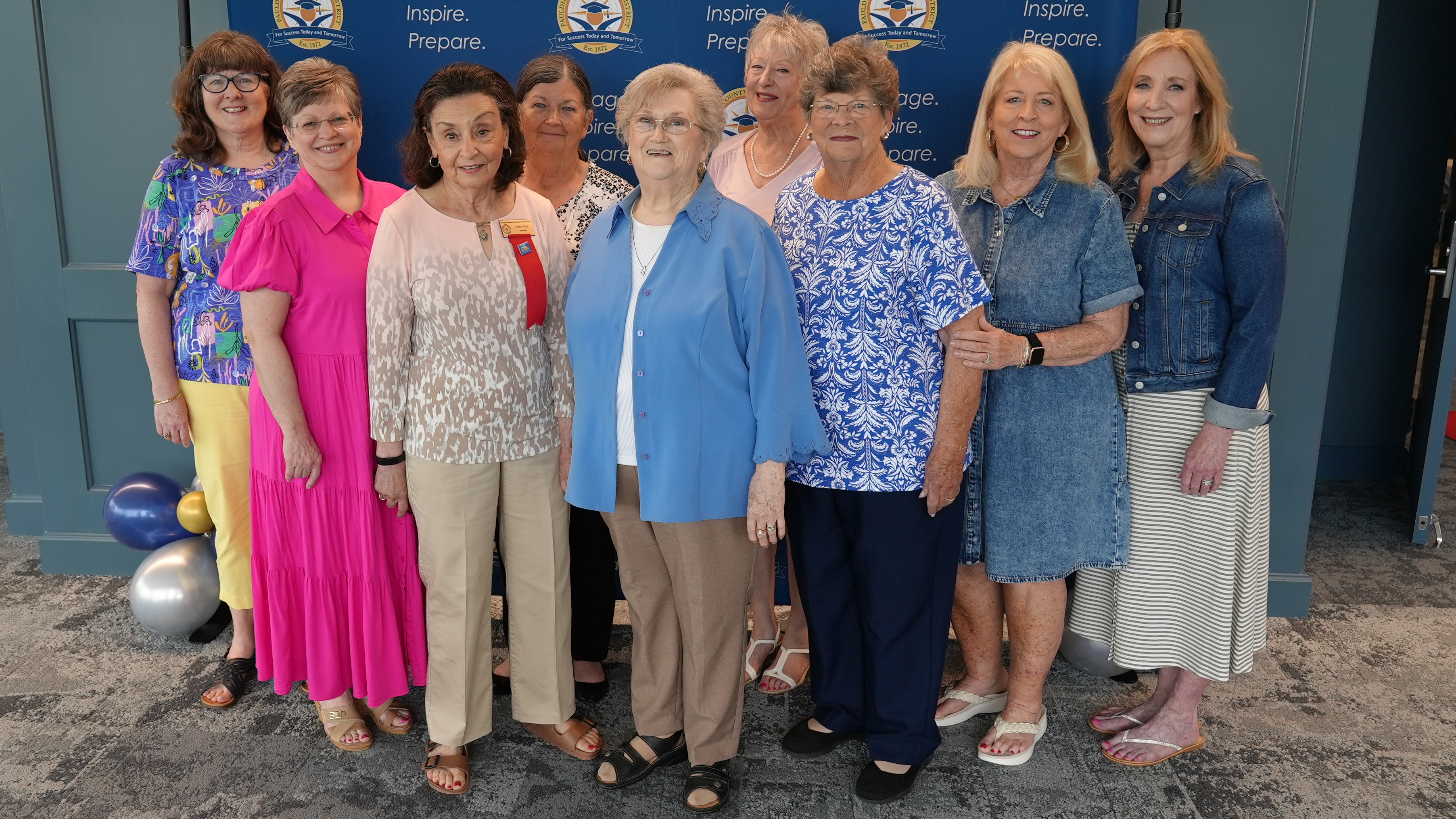 Members of the Paulding Retired Educators Association provided dessert for the Retirement Luncheon
